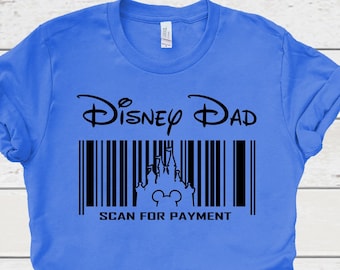 Camicia Disney papà con scansione per pagamento, Camicia Disney papà, Camicia con scansione per pagamento, Camicie Disney per uomo, Camicia da uomo Disney, Camicia Disney per papà