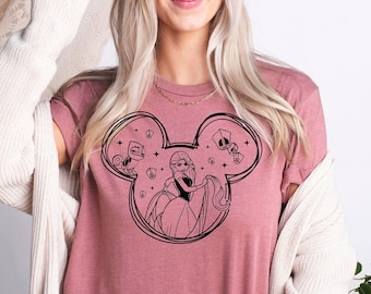 Camicia Rapunzel con orecchie di Topolino, Camicia Aggrovigliata con orecchie di Topolino, Camicia Principessa Orecchie di Topolino, Camicia Disney Aggrovigliata, Camicia Disney Rapunzel, Ragazze Disney