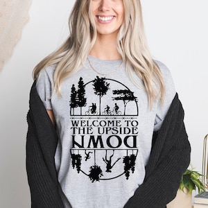 Welcome To The Upside Down Shirt, Demogorgon Shirt, Stranger Thing Shirt, Hawkins Shirt, Upside Down Shirt, Vecna Shirt, Strange Things Tee