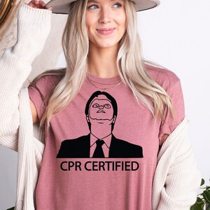 Chemise certifiée RCR, La chemise de bureau, Dwight Schrute, Chemises Dwight drôles, Chemise drôle, Chemise de bureau Dwight, T-shirt The Office Dwight Schrute