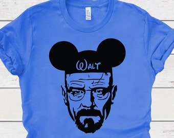 Camicia Disney Walter White, Camicia papà Disney, Camicie Disney da uomo, Camicia da uomo Disney, Camicia Disney per papà, Camicia Disney da uomo, Maglietta da uomo Disney