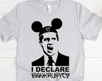 Me declaro en quiebra, camisa de papá de Disney, camisas de Disney para hombres, camisa de hombres de Disney, camisa de Disney para papá, camisa de Disney para hombres, camisas de hombres de Disney