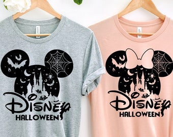 Disney Halloween Shirts, Disney Halloween Matching Shirts, Mickey Halloween, Minnie Halloween, Disney Halloween Family Trip, Halloween Disne