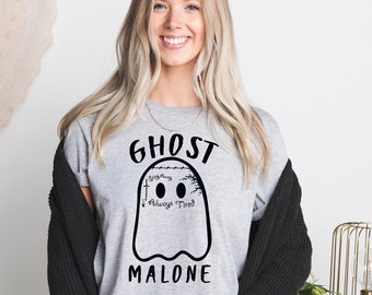 Ghost Malone Halloween Shirt, Ghost Malone Shirt, Halloween Shirt, Halloween T Shirt, Halloween Tshirts, Halloween Gift, Funny Halloween Tee