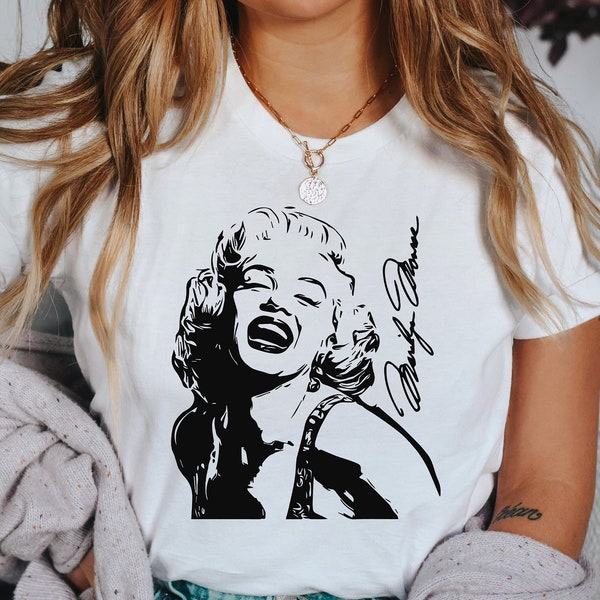 Marilyn Monroe Shirt, Marilyn Monroe Gift, Gift For Marilyn Monroe Fans, Marilyn Monroe T Shirt, Marilyn Monroe Apparel, Blonde Bombshell