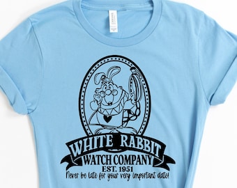 Alice In Wonderland Shirt, White Rabbit Watch Co, Alice In Wonderland Disney, Disney Alice In Wonderland, Disney Alice Shirt, Alice Disney