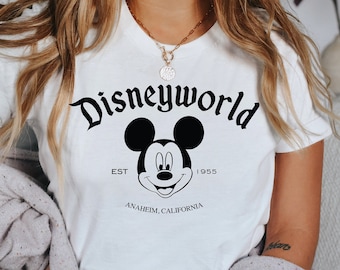 Disneyworld California Est 1955, Disneyworld Shirt, Disneyworld Family Shirts, Disneyworld T Shirt, Disneyworld Tshirts, Disneyworld Trip