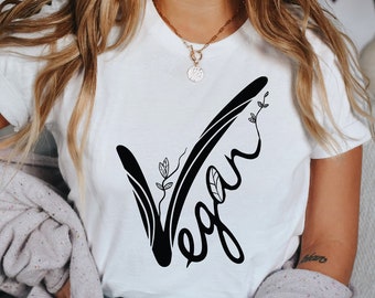 Vegan, Vegan Shirt, Vegan Gift, Vegan Merch, Vegan Apparel, Gift For A Vegan, Cute Vegan Shirt, Cute Vegan Gift, Vegan Tshirt, Vegan T Shirt