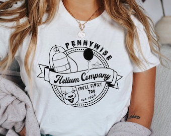 Penny wise Helium Company, Halloween Shirt, Horror Film Geschenk, Horror Film Shirt, Horror Fan Geschenk, Horror Film Fan, Halloween Horror Shirt