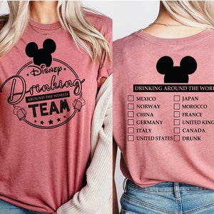 disney food and wine shirts