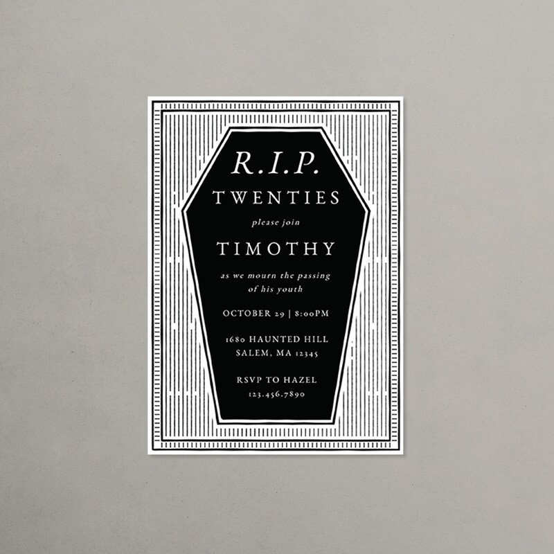 Coffin Invitation - Etsy Australia