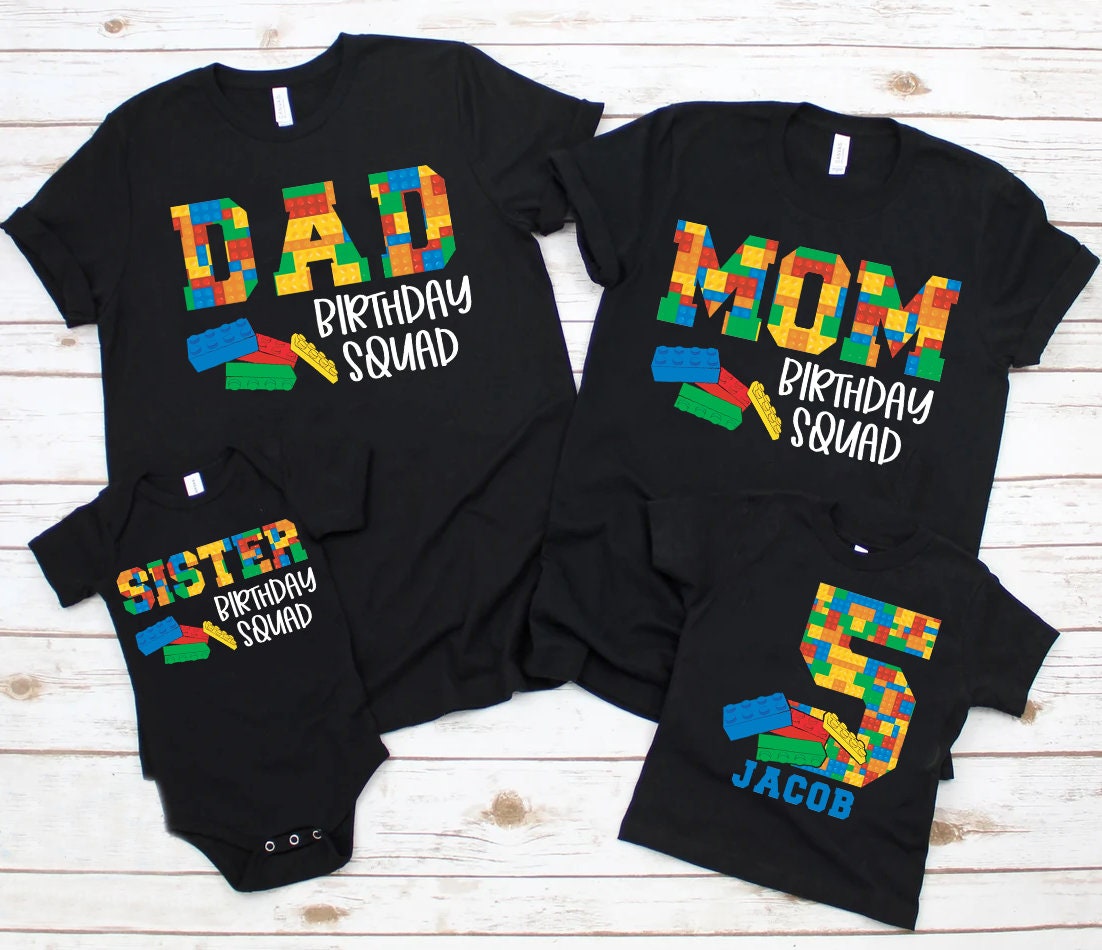 Legos Birthday Shirt - Etsy