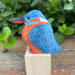 Handmade Wooden Carving Bird Sculpture Hand Carved Wood Bird Figurine,Christmas Gift,Wood Statue,Birds Gift,Home Decor,Garden Decoration