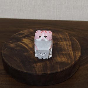 10 Styles Hand Carving Wooden Cat Sculpture,Christmas Gifts,Cat Ornaments,Gift For Her,Cat Figurine,Desk Decor,Cat Lover Gift,Birthday Gift