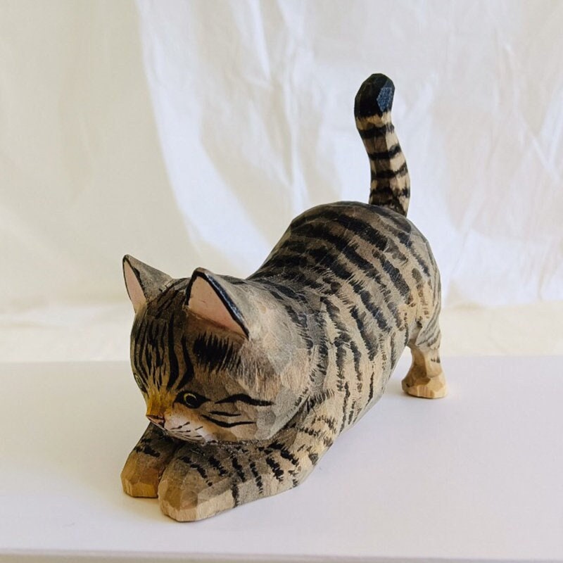 Fishing Cat Figurine 