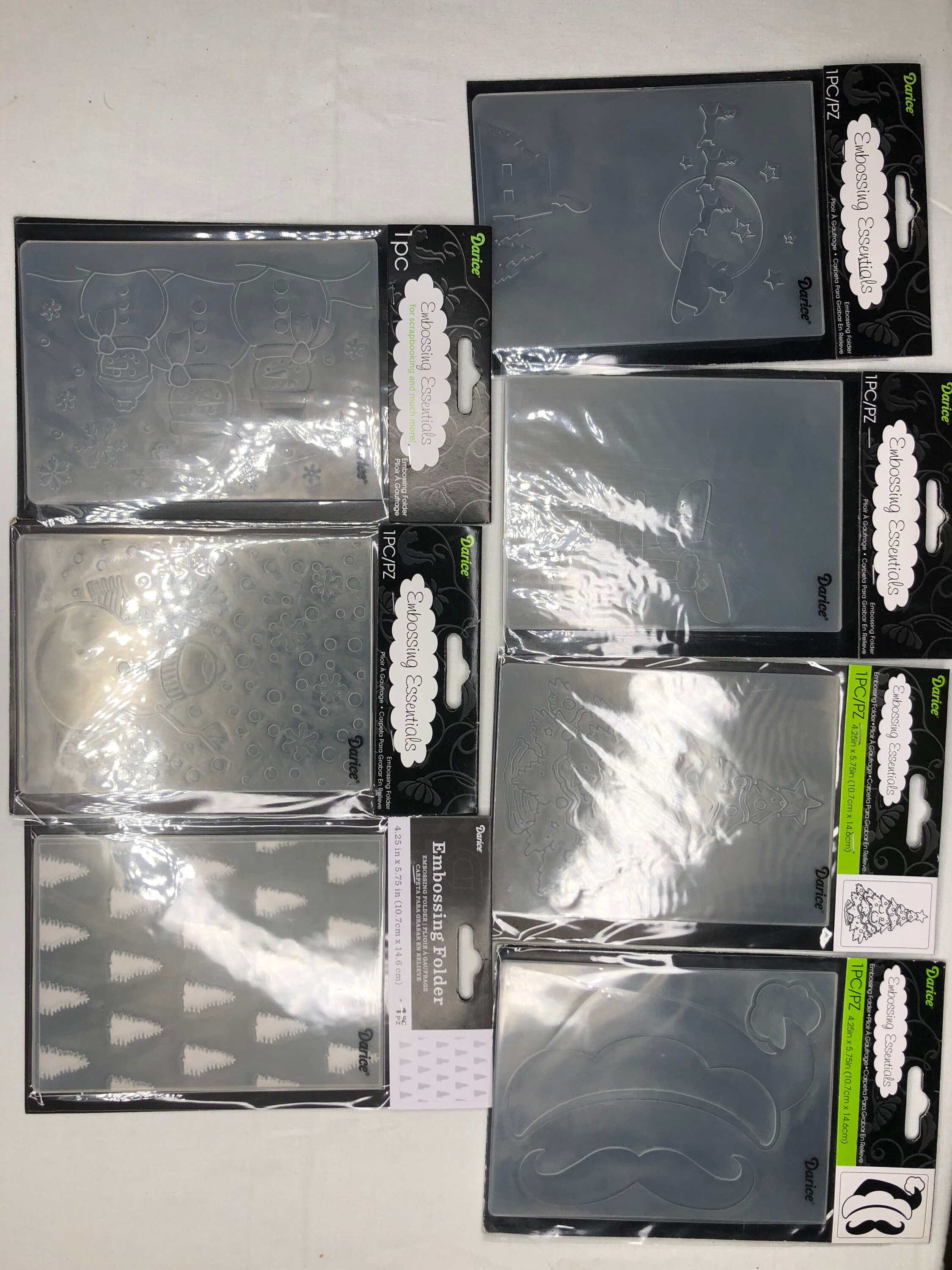 Darice Embossing Folders New in Packaging 7 Sets Including Etsy Australia