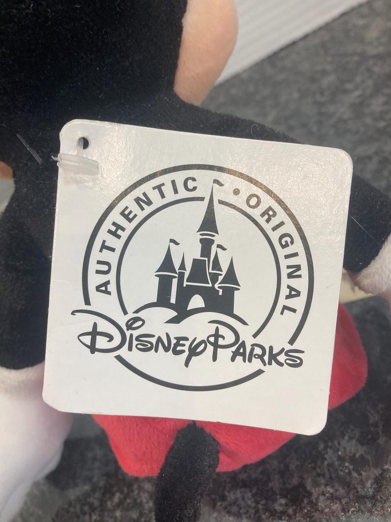 Klassisk 25 cm Musse Pigg-plysch från Disney Parks bild 4
