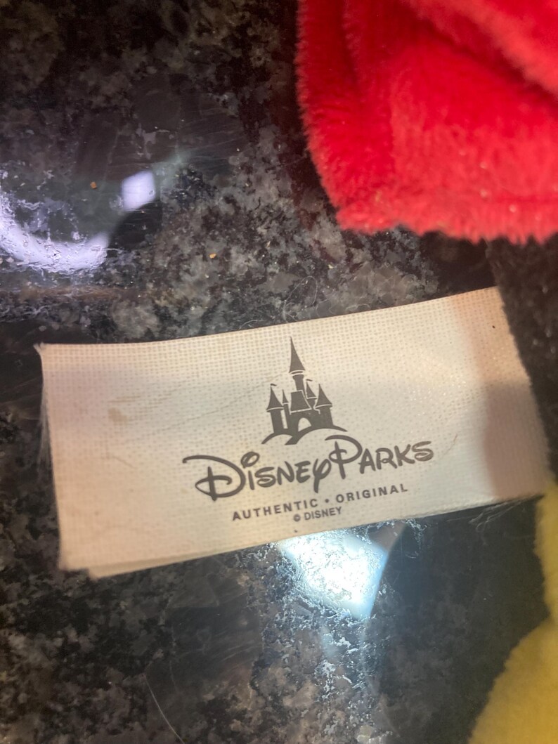Klassisk 25 cm Musse Pigg-plysch från Disney Parks bild 6