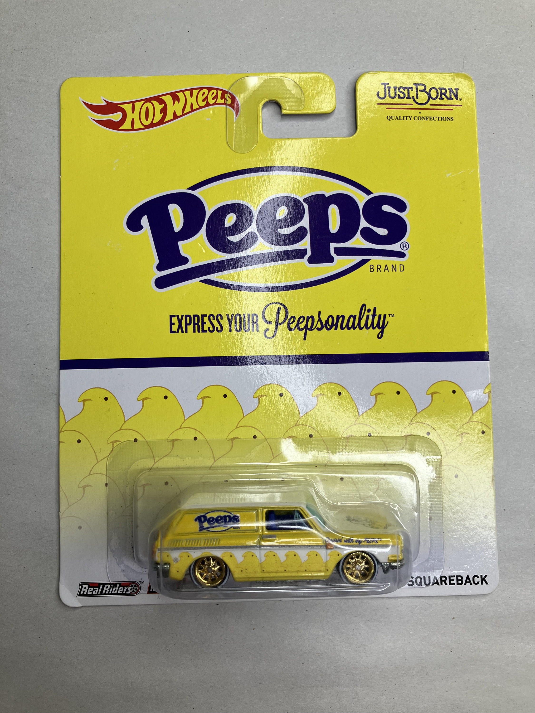Vintage Hotwheels Peeps 69 VW Squareback Die Cast New in Packaging