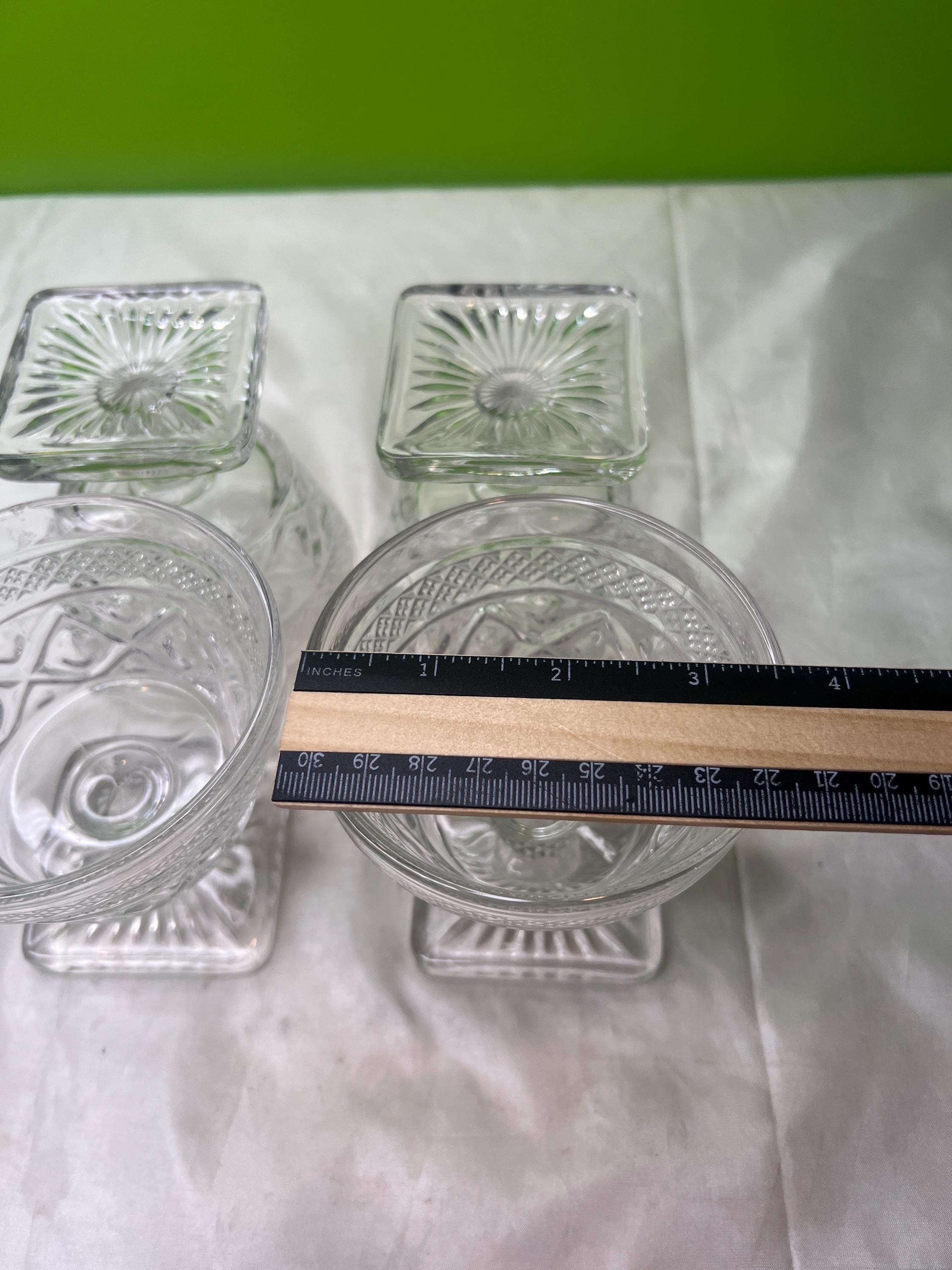 Lot de 5 verres à eau clair Cape Cod en verre impérial Mid Lot de 5 verres à eau clair Cape Cod en verre impérial Mid