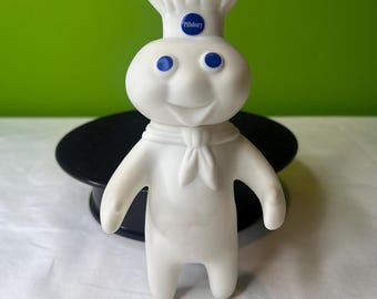 Vintage Pillsbury Doughboy Dough-boy Rubber Doll and Baby