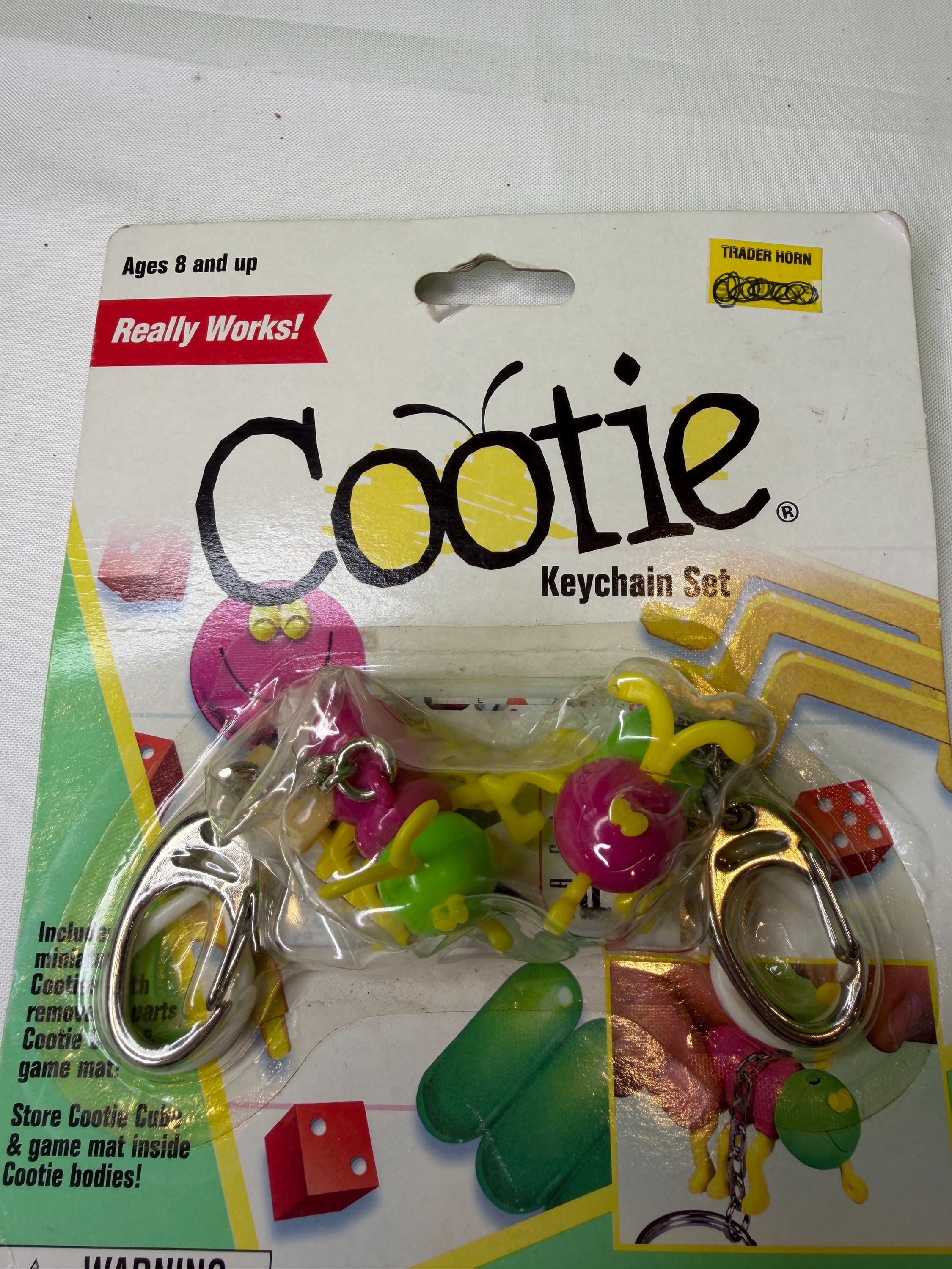 cootie キーチェーン Vintage COOTIE Game Keychain Set by Basic Fun Hasbro - Etsy