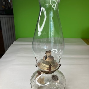 Vintage Glass Oil Lamp from Lamp Light Farms