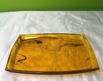 ヴィンテージの卵型アートガラスペーパーウェイト、マルチカラー