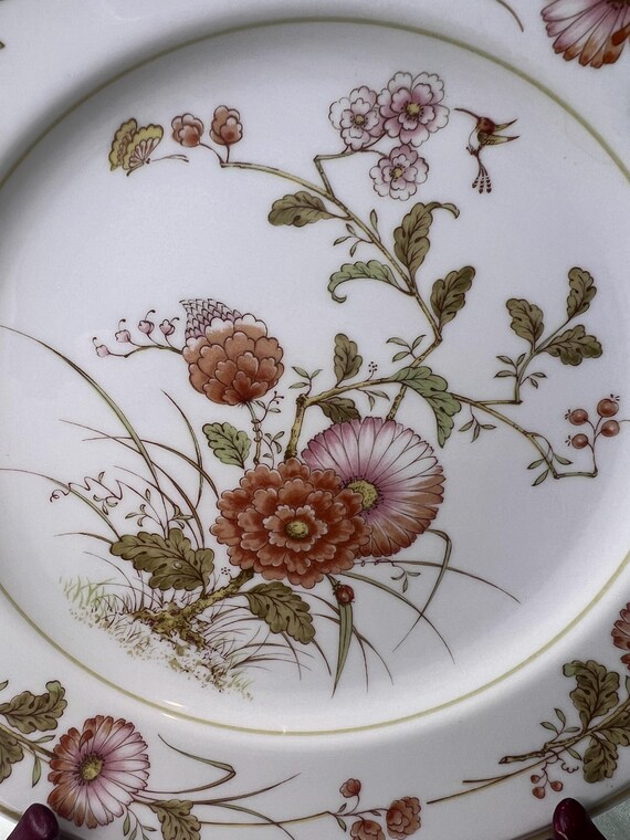 GW SALE☆ロリタケ　昭和レトロ　フローラル柄ウエディングサロンセット Vintage Noritake Versatone Hofgarten Round, Floral Decorated Large