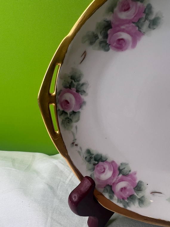 Vintage Porcelain Plate by Moritz Zdekauer (MZ) Altrohlau in