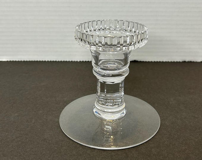 Porte-bougeoir En Cristal Shannon – Design Irlande – Pour Bougie Effilée 4 Pouces