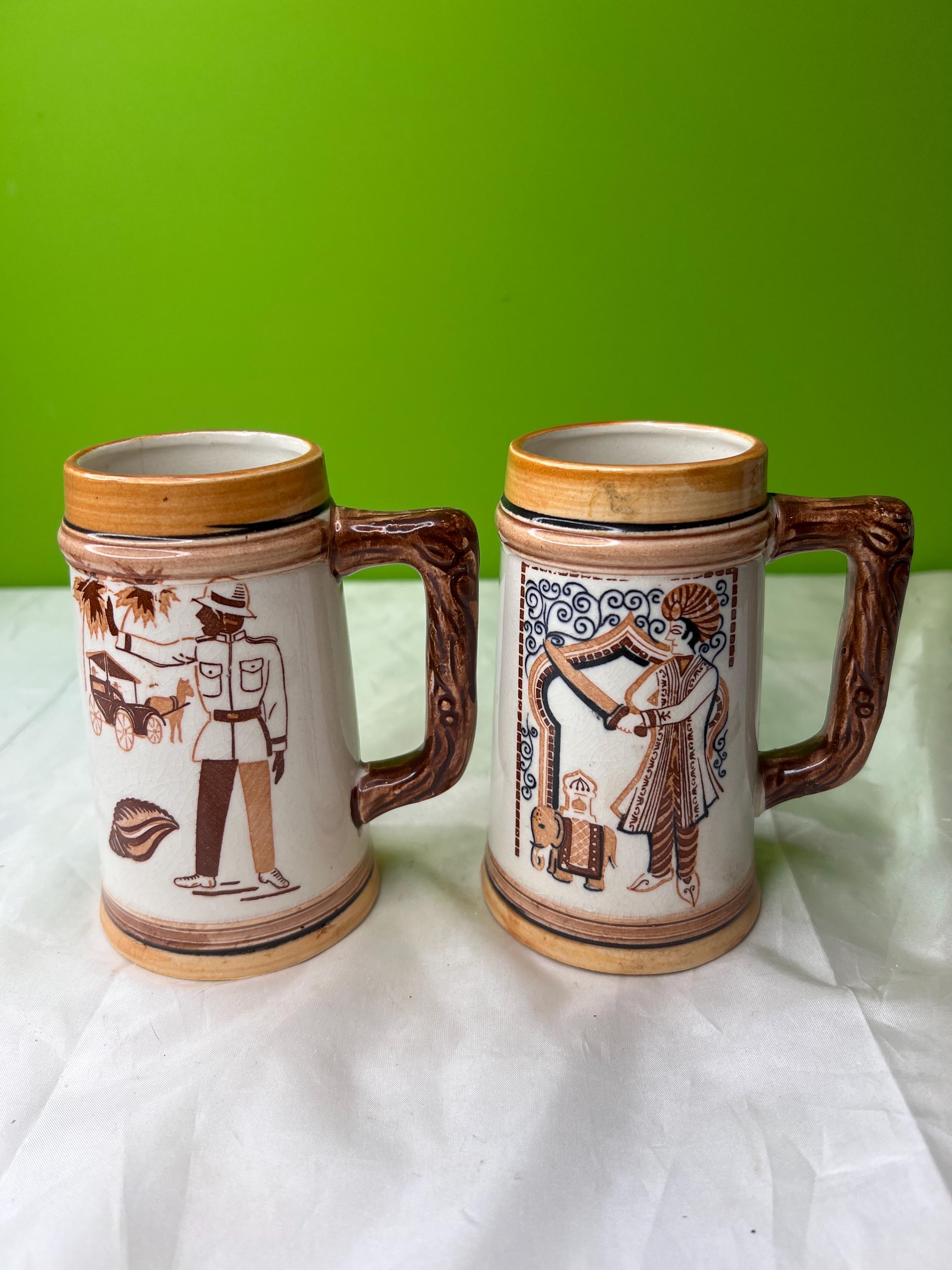 Vintage Choice of Rossini Japan Ceramic Mugs With Intricate 