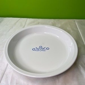 Vintage Corning Ware blauwe korenbloem taartplaat van 9 inch
