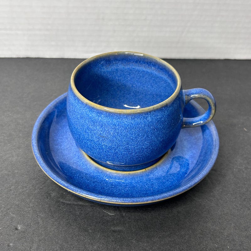 Denby Pottery Blue Cups Etsy Denby Pottery Blue Cups Etsy