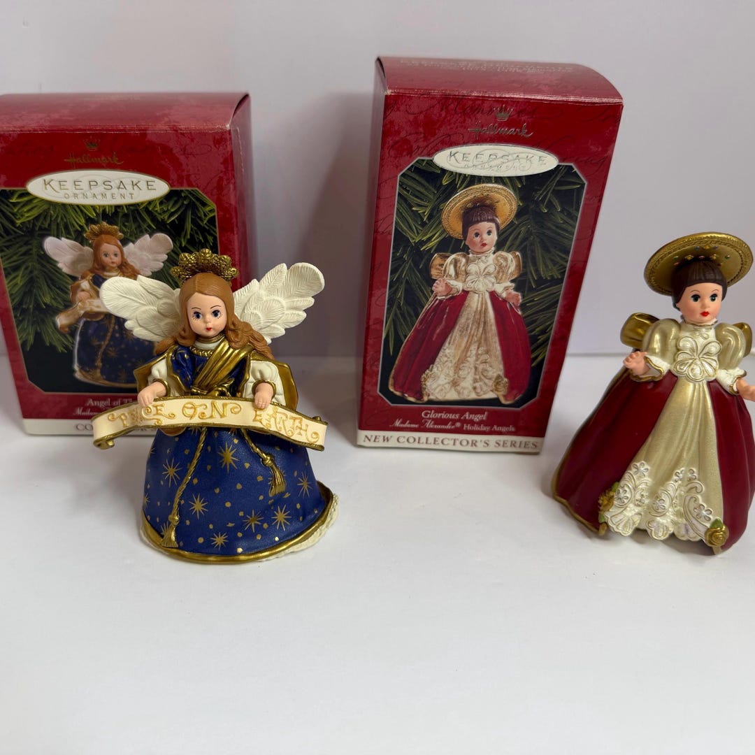 Vintage Choice of 2 Hallmark Angel Ornaments - Etsy