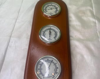 Springfield, Nautical Weather Station, 3 in 1, Thermometer
