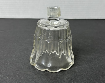Vintage Homco Clear Tulip Small Votive Candle Holder