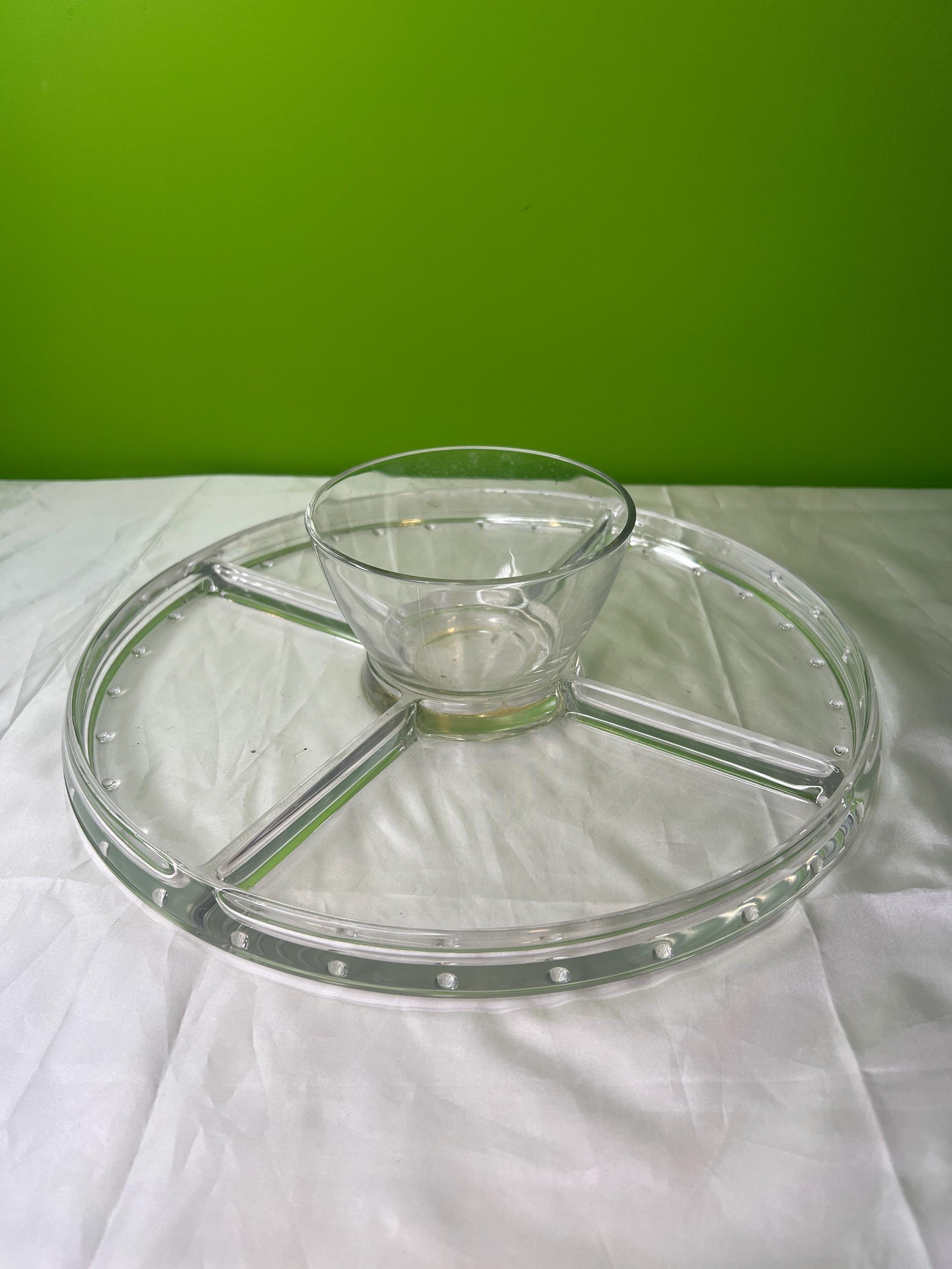 ヴィンテージ クリアガラス ケーキスタンド ヴィンテージ クリアガラス ケーキスタンド ~ 台座ケーキスタンド