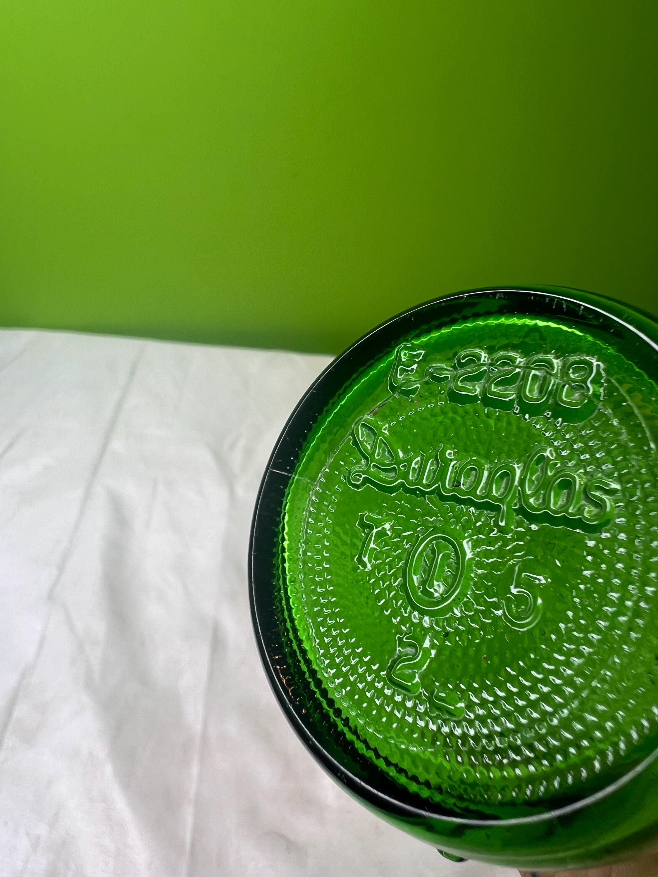 Vintage Duraglas Empty Green Glass Bottle - Etsy