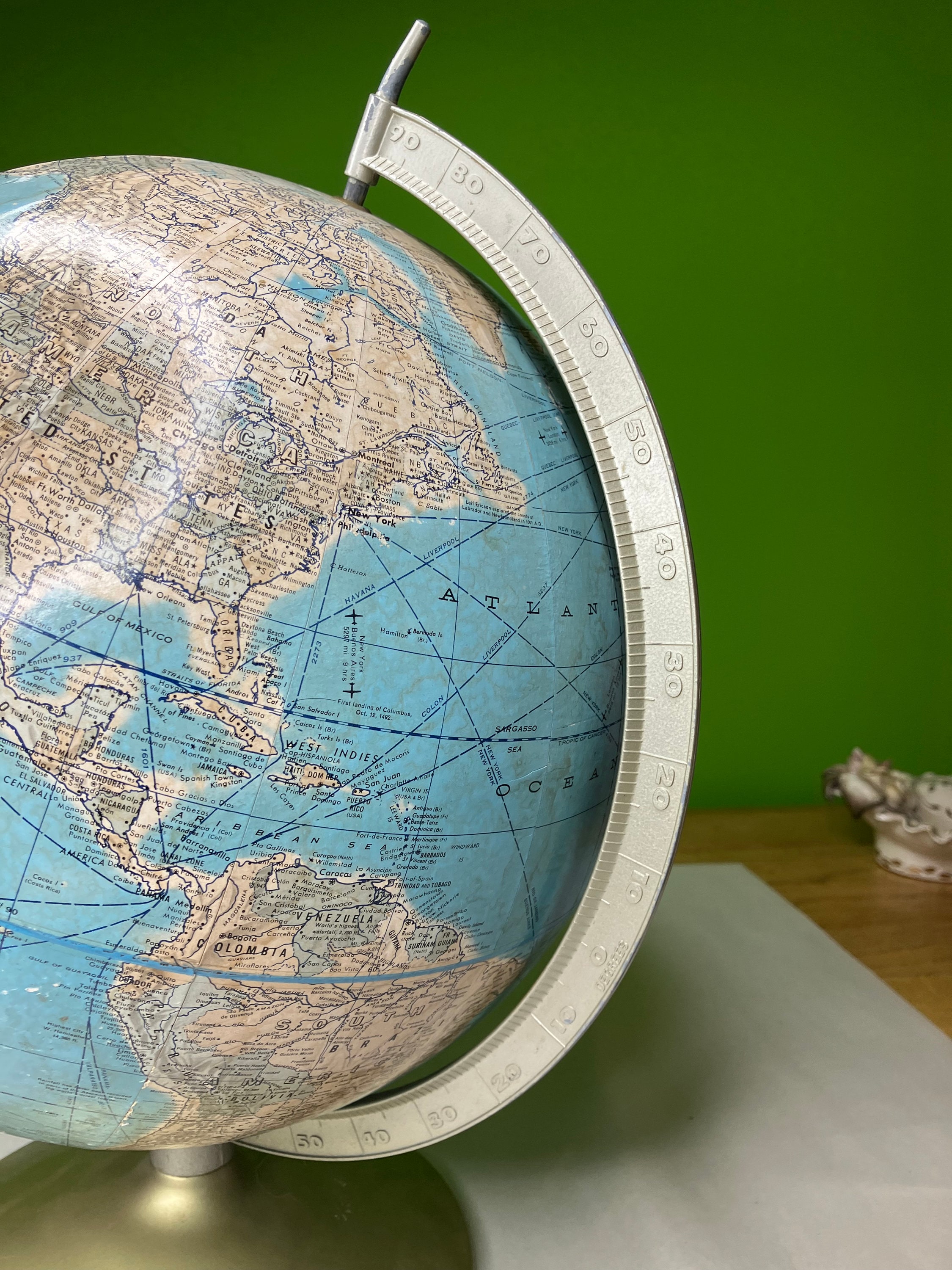 ヴィンテージ ランドマクナリー 地球儀 - Etsy 日本