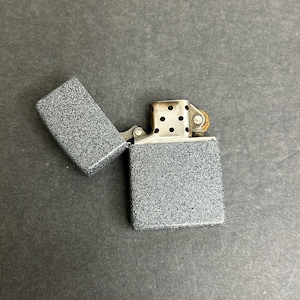 Vintage Zippo Grey Iron Stone Lighter