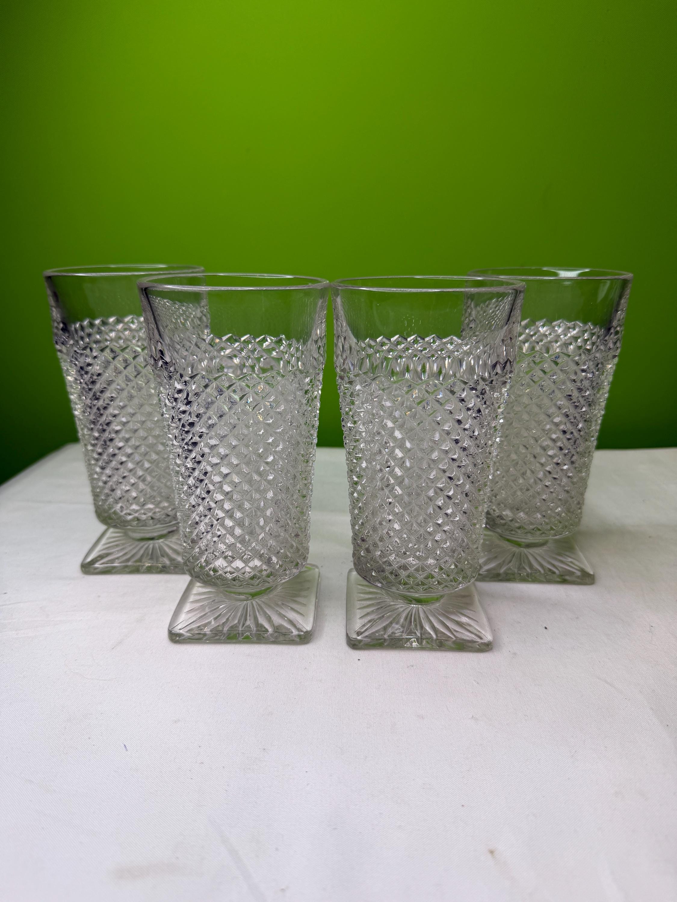 adams roly poly fish print tumblers Mid-Century Here Fishy Fishy Roly Poly Glasses (Set of 6)