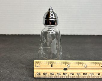 ヴィンテージ クリアガラス ヘリテージ エッチング ソルト＆ペッパー