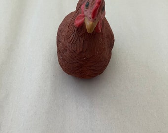 ヴィンテージ樹脂製鶏の置物像 - Etsy 日本