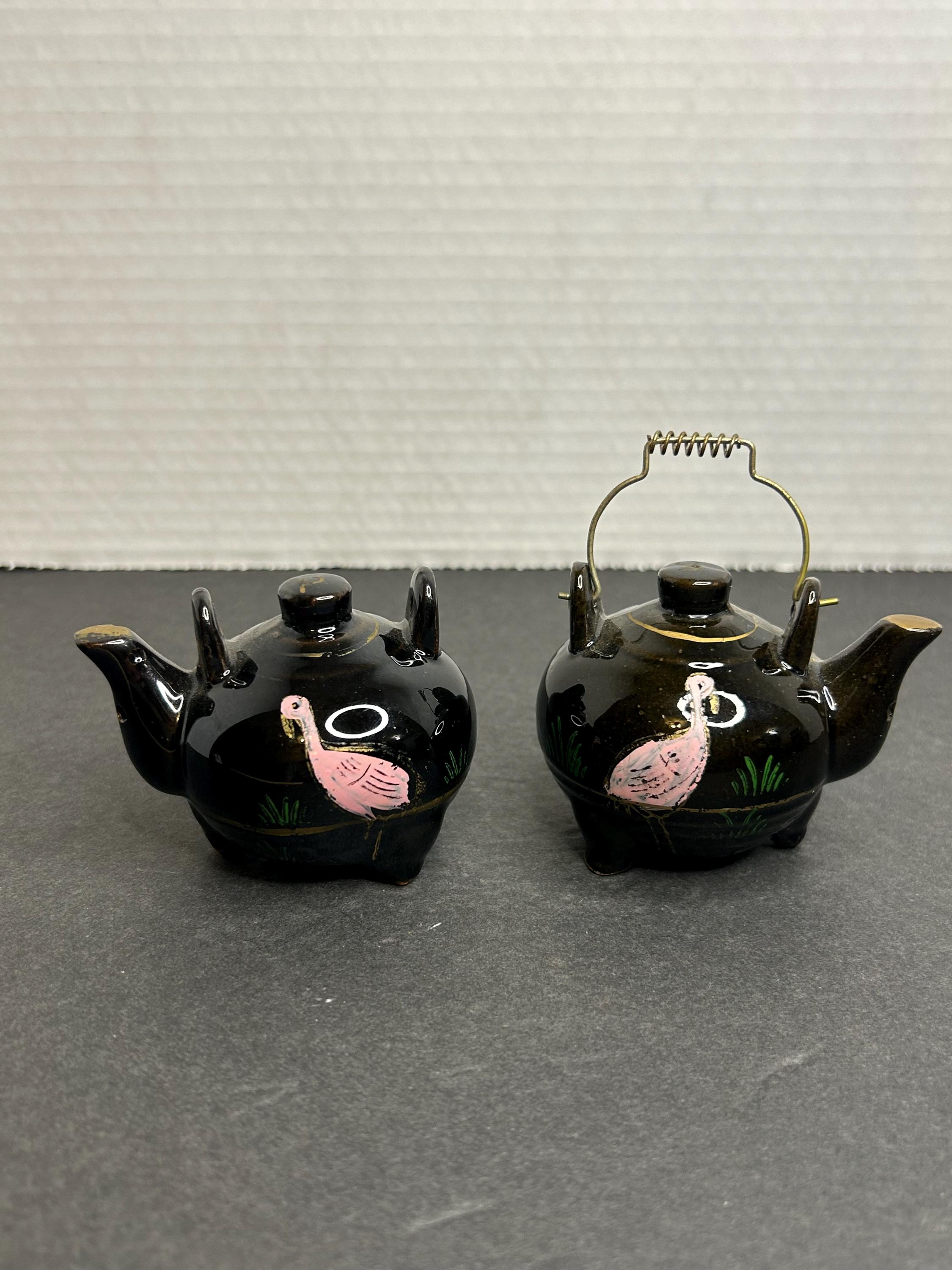 【国内発送】 pepper and salt americana black Vintage shakers 日本 Etsy - 調味料入れ・ラベル