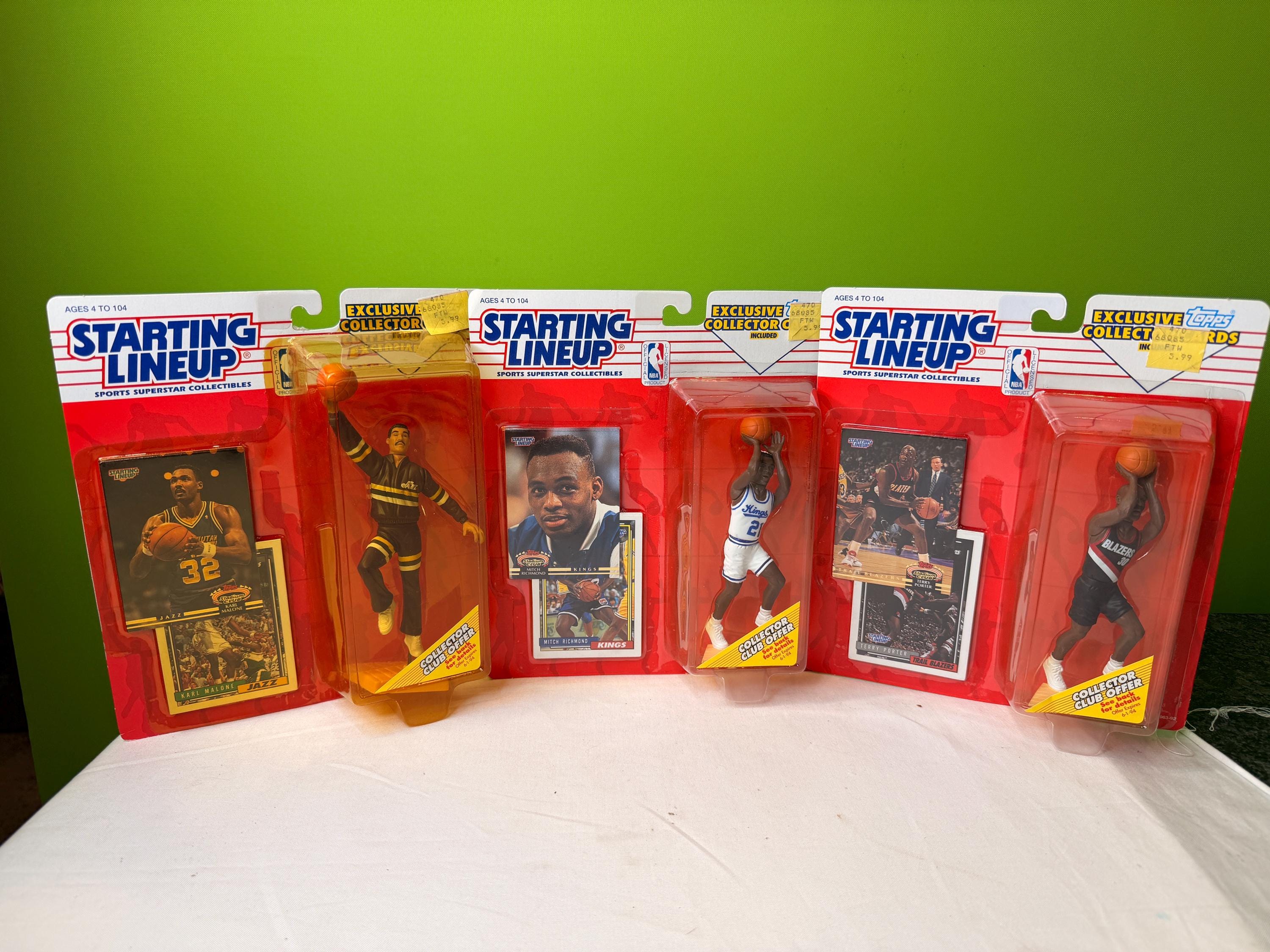 ヴィンテージ バスケットボール用スターティングラインナップ スポーツ