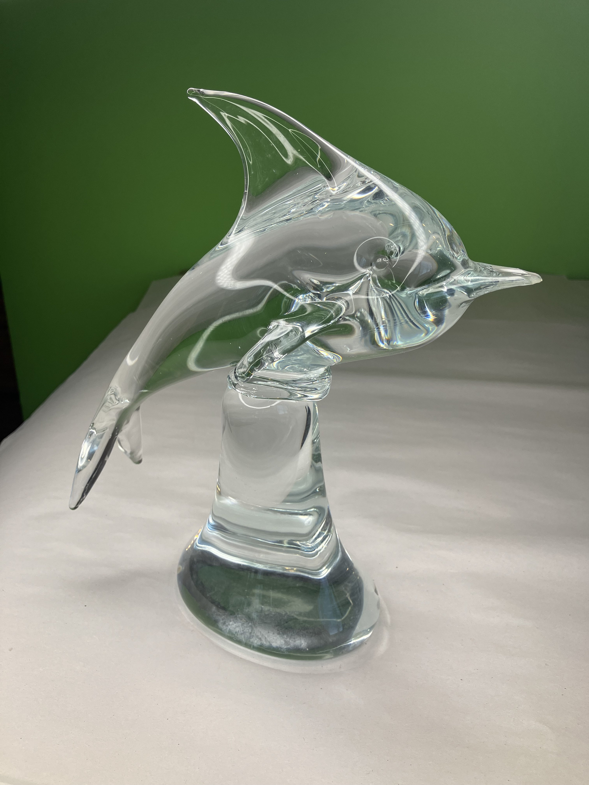 Italy glass dolphin - Etsy 日本