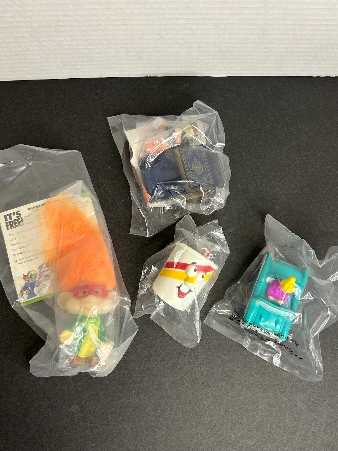 Vintage Burger King 1990 s 2000 s Kids Meal Toy Set Assorted Toys In vintage-burger-king-1990-s-2000-s-kids-meal-toy-set-assorted-toys-in