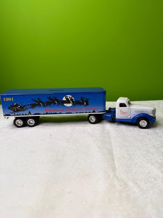 Vintage 1991 Ertl Eastwood Christmas Delivery Die-cast Truck and