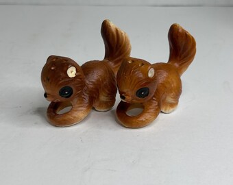 ヴィンテージ　1950s 日本製　陶器　レッドサタン　デビル　ソルト&ペッパー ヴィンテージ 1950s 日本製 陶器 レッドサタン デビル ソルト&ペッパー